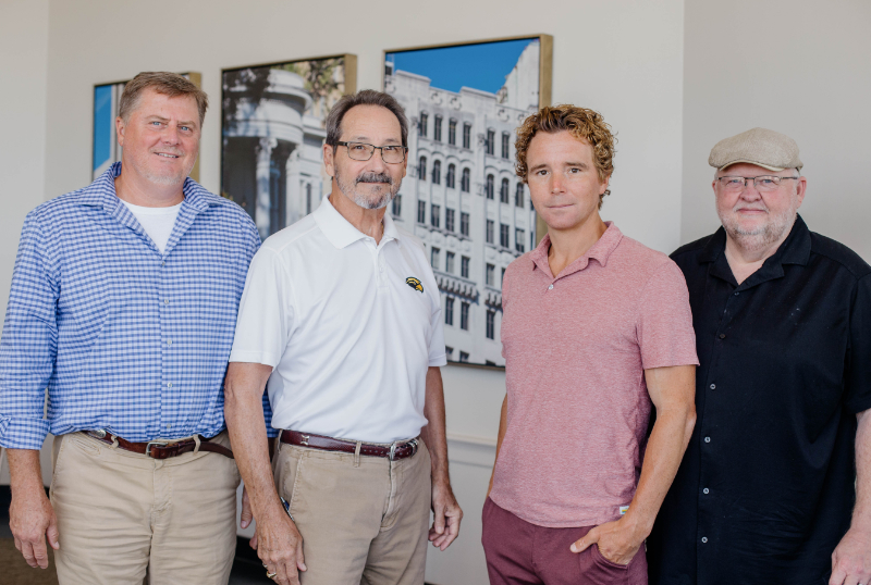 Lamar Gordon, Stan Flint, Derek Norsworthy and George Cumbest